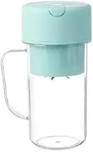 TooToo Portable Blender Cup, Electric USB Juicer Blender,Mini Blender Portable Blender For Shakes and Smoothies, Juice, 340ml, Six Blades Great for Mixing (Blue)