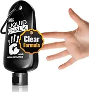 OUTTDOZ Clear Liquid Chalk, Dry Hands Non Sticky Grip Enhancer, Transparent Anti-Slip Solution for Gymnastics Cheerleading Pole Dancing Tennis Golf Pickleball Badminton and All Sports.