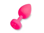 House Of Dasein Gplug Large Neon Rose silicone Non-Vibrating Butt Plugs