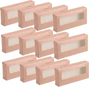 WOONEKY Lash Cases Fake Eyelash Packaging Cases 20pcs Empty Lash Boxes Portable Eyelash Storage for Women Girls
