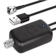 Indoor TV Antenna Amplifier Low Noise Antenna Signal Booster for HD TV Indoor...