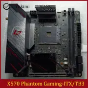 FOR ASROCK X570 Phantom Gaming-ITX/TB3 AMD AM4 DDR4*2 64GB Mini-ITX Ｍotherboard