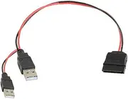 Mustpoint USB to SATA Power Cable for 2.5'' SATA HDD SSD Hard Disk Driver Useful