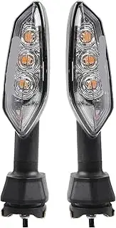 Motorcycle Brake Lights For K&AWASAKI Z1000 Z900 Z800 Z750 Z650 Z300 Z400 Z125 For NINJA Motorcycle Indicator Flasher Lamp Running(2pcs Clear)