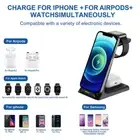 Wireless 3 in 1 Charger Dock Station For Apple Watch iPhone 13 12 11 XS air pods