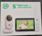 Baby Monitor Leap Frog 5” Night Light Video Monitor - LF2415 - New