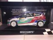 Minichamps 1/18 Ford Fiesta RS WRC Rally Car Abu Dhabi - Hirvonen & Lehtinen