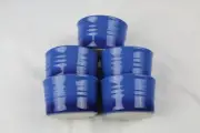 Chasseur ,28 lr Ramakins x 5,Gradiant Blue with mustard colour inside.