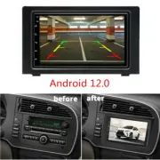 7" Android 12.0 Car Stereo Radio GPS Wifi Player For 2007-2011 Saab 9-3 Saab 93