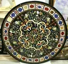 Pietra Dura Art Table Top / Marble Dining Table / Gemstones Inlay Center Table