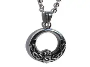 Stainless Steel Celtic Claddagh Pendant no chain