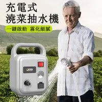 在飛比找PChome24h購物優惠-【德國芝浦】充電式抽水泵 澆水機 抽水機 澆菜機 噴霧機 新