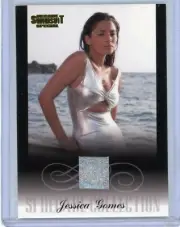 JESSICA GOMES 2012 SPORTS ILLUSTRATED SI SWIMSUIT #JG/M SILVER BIKINI RELIC CARD