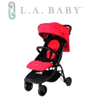 在飛比找ETMall東森購物網優惠-【美國 L.A. Baby】 旅行摺疊嬰兒手推車-紅色