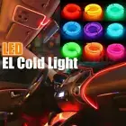 EL Wire Neon Lights LED Lamps Flexible Rope Tube LED Strip Party Car Decor 3/12v