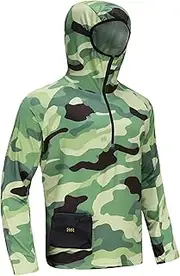 [REYSHIONWA] UV Shirt Men's Water UV Protection UPF 50+ Rash Guard Sun Protection Long Sleeve Shirt