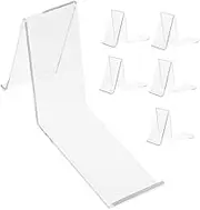 COMNESTBI 6pcs Acrylic Display Stand for High Heels Sneakers Slippers Retail Shop Organizer Home Display Riser for Seasonal Footwear Storage