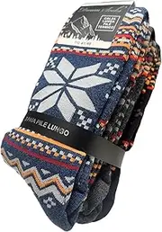 [DREAM SOCKS] Long Socks Thermal Fleece Winter Ski Socks Anti Cold Thick Socks with High Thermal Insulation Various Assortment (3 Pack or 6 Pack)