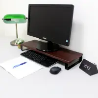 在飛比找momo購物網優惠-電腦螢幕架 鍵盤收納 桌上增高置物架