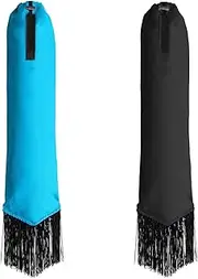 Horse Tail Bag - Pack of 2, Waterproof and Durable, Adjustable Large Opening for Easy Fit, Fringe Design Simulates A Fly Swatter, Protects Horse's Tail from Dirt, Breakage and Insects