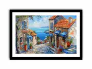 Mediterranean Framed print Art Poster