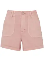 Paige Crush Stretch-denim Shorts, Shorts, Light Pink - W28 W28