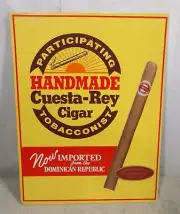 Vintage Cuesta-Rey Cardboard Cigar Sign Participating Tobacconist NOS Standee
