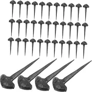 SUPVOX 50pcs Hoof Nails for Horseshoes Replaceable Iron Fixators Easy Installation Tools for Hoof Care for Training and Riding
