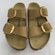 Birkenstock New w/ Box Arizona Big Buckle Mud Green Nubuck Regular - Select Size