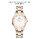 Daniel Wellington DW 手錶 Iconic Link Lumine 28mm精鋼錶-雙色 DW00100359