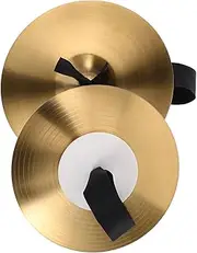LIGIGWASH 1 Pair Boys and Girls' Metal Hand Cymbals 8 Inch Mini Percussion Instruments for School Bands Music Classes