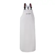 Grundens Shoreman Double Sided PVC Commercial Fishing Apron White *NEW*