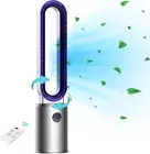 ADVWIN Portable Bladeless Fan, Electric Tower Fan Airflow Purifying Fan, 24 Spee