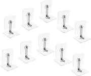 Toyvian 10Sets Furniture Wall Anchors Tip Brackets for Dresser Bookcase No Drill Installation Durable Safety Fixation for Childproofing Furniture and Preventing Tipping