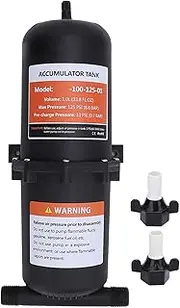 Bewinner 1L Accumulator Tank - 1/2 MNPT Port Pre Pressurized Water Pressure Tank for Boat Travel Trailer Maximum 125PSI