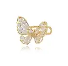 Butterfly Ear Cuff 14k Gold Plated CZ Stone Earcuff