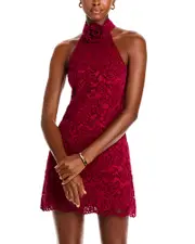 Likely Tallie Lace Rosette Halter Dress