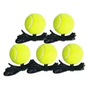 5Pcs Beginner Training Balls with Elastic String Professional Tennis Trainer