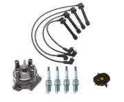 Tune Up Kit Wires Distributor Cap Rotor SparkPlugs for Nissan Altima 1997-2001 (for: Nissan)