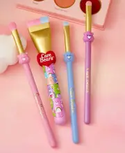 Care Bears Makeup Brushes 4pc Brush Set Foundation Eyeshadow Blending Eyebrows