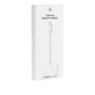 【Apple 原廠】數位影音轉接器 Lightning AV轉接 iPhone 轉接HDMI 蘋果投影線