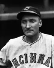 Raymond A Benge of the Cincinnati Reds in 1940 Baseball Old Photo