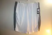 AND1 Mens 3XL Basketball Gym Workout Shorts Stark White NWT