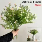 1Pcs Colorful Artificial Flower 35cm Water Grass Wedding Home Decoration