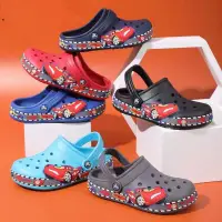 在飛比找蝦皮購物優惠-CROCS 💖新品 💖兒童卡通照明麥昆鱷魚兒童兒童涼鞋