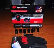 IR 107XPK Ingersoll Rand 3/8"Dr Air Ratchet+Gloves+Socket+Ex-Bar Made In Japen