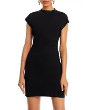 Aqua Ponte Knit Sheath Mini Dress - Exclusive