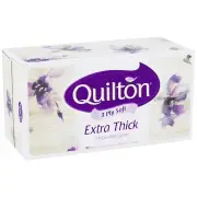 Quilton Facial Tissue 3 Ply Soft Extra Thick X 110 Sheets (Limit 2 per order)
