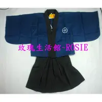 在飛比找蝦皮購物優惠-【ROSIE】~傳統日式和服~日本男童和服~藍 武士服,男和