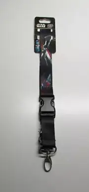 Star Wars Break Away LANYARD KEY CHAIN Ring Keychain ID Holder NEW